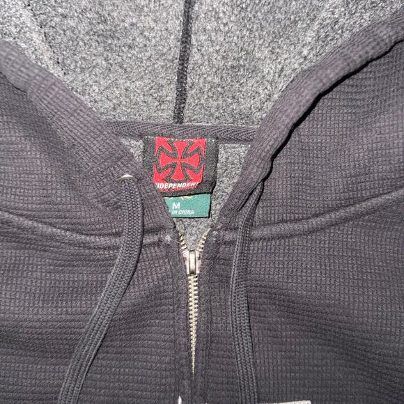 Y2K Independent Truck Company Expedition Series Thermal Zip Hoodie - Picture 3 of 5